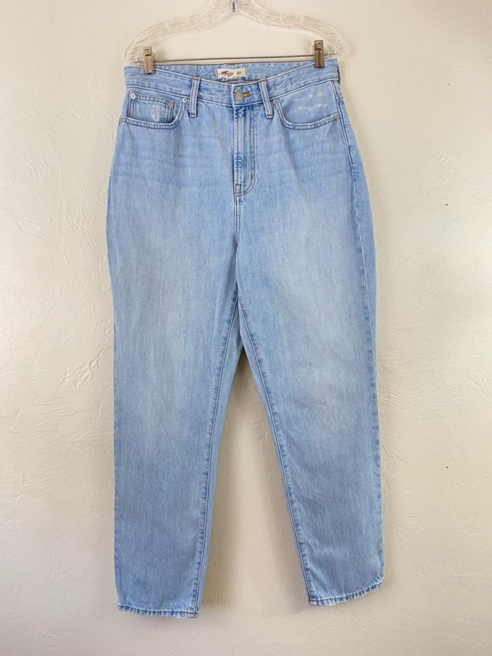 Madewell Size 29 Light Blue Curvy Perfect Vintage Tapered Straight Denim Jean